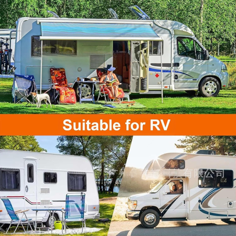 Reisi jaoks ja RV katusekate – siidise polüester, universaalne sobivus, kohandatav, UV-kaitse, tolm, lumi, härm ja lehtede kaitse