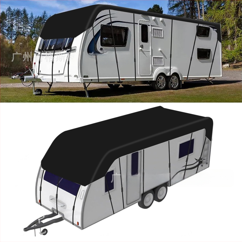 Reisi jaoks ja RV katusekate – siidise polüester, universaalne sobivus, kohandatav, UV-kaitse, tolm, lumi, härm ja lehtede kaitse