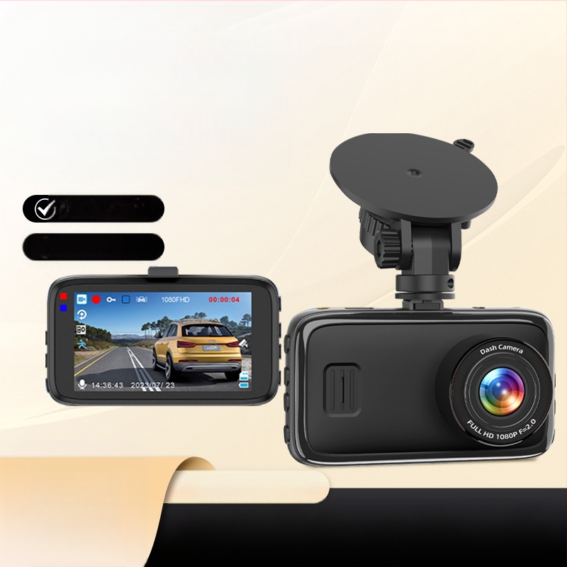 Auto dash cam ees- ja taga kahekordse salvestusega, 3-tolline ekraan, 1080p, 170° vaatenurk, öise nägemise