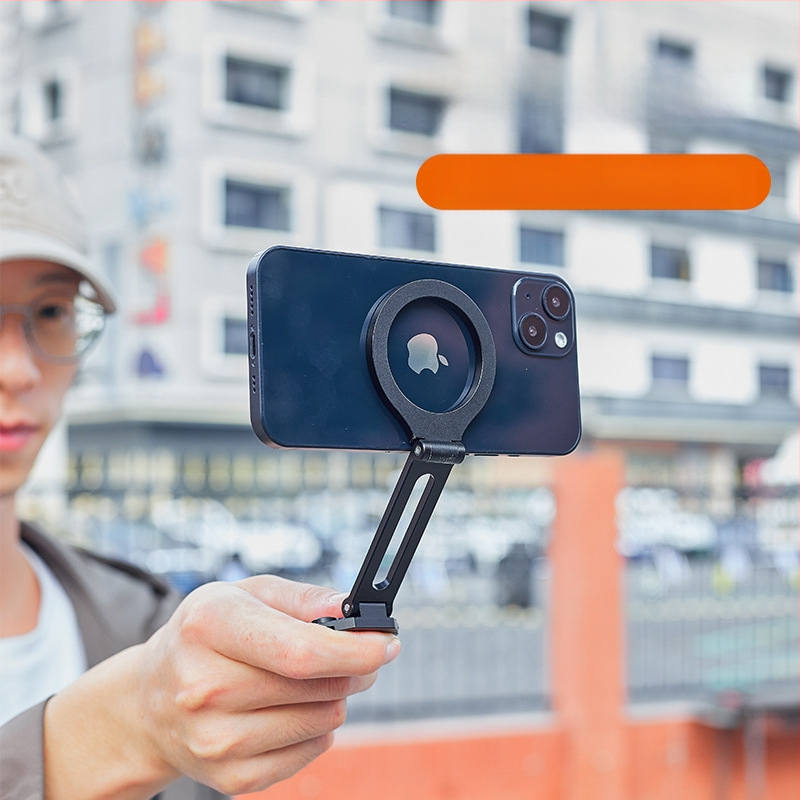 Suport de masă pentru telefon cu MagSafe, trepied metalic din aliaj, portabil și design universal