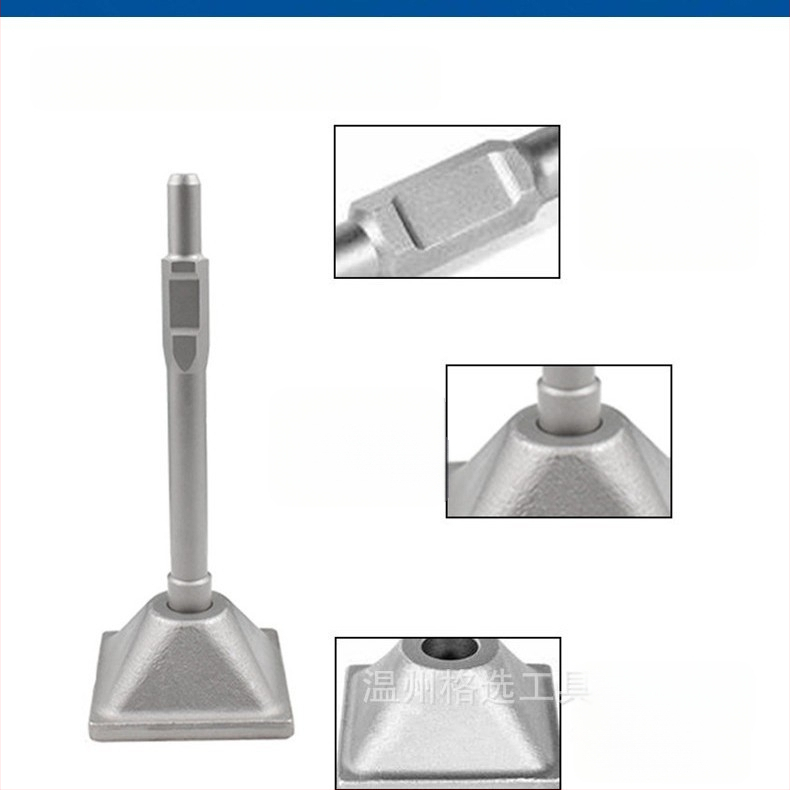 Електрически демонтажен чук с плоско длето, 40Cr стомана, модел 2412, марка Select, компактен инструмент