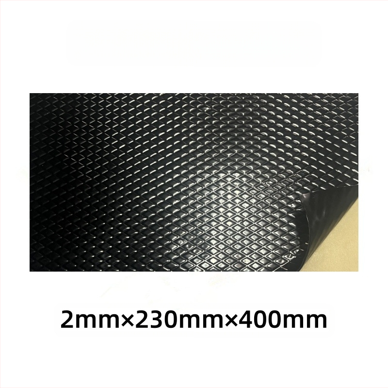 Auto anti-vibrācijas un trokšņa izolācijas plāksne no butilgumijas, Mohuanli, Car sound insulation sērija, kods F.g.-006, temperatūras noturība 180°C