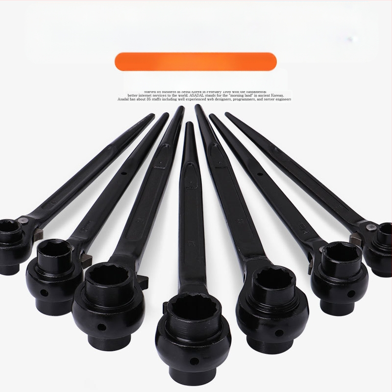 Dedong трещотков ключ с двупосочно действие; стомана хром ванадий; матово покритие; тегло 1