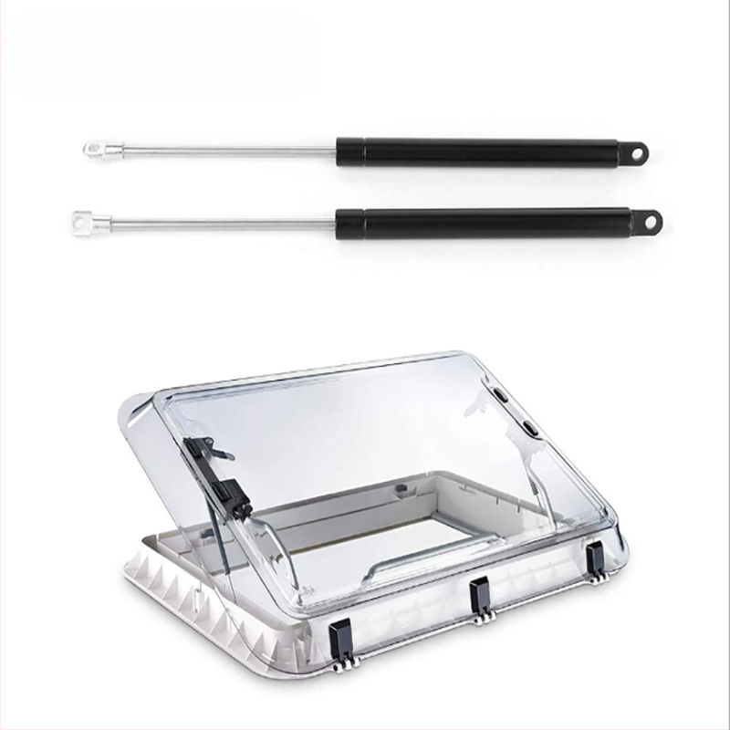 Dujinė spyruoklė RV stogo šviestuvui Seitz Heki 2 E015 – laisvo tipo, darbas: suspaudimas, azotas, montavimo atstumas 340 mm, standartinis numeris Seitz Heki 2 E015