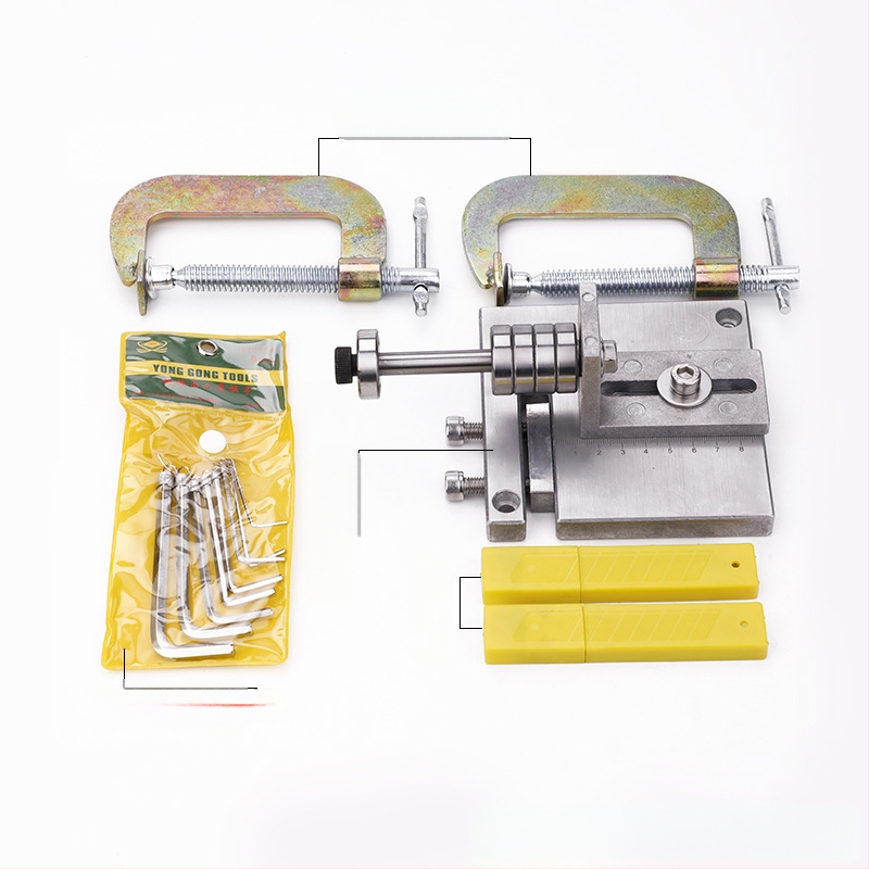 Krájač kožených pásov, z lietadlového hliníka, stolný model pre domáce použitie, séria rezania kožených pásov