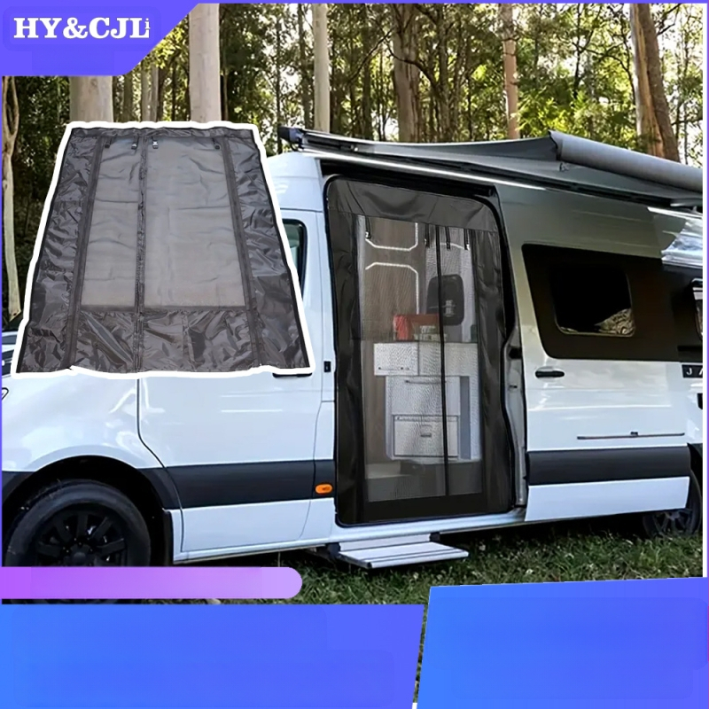 Universali tinklinė užuola nuo uodų langams ir durims, skaidri, kabinama ir nešiojama