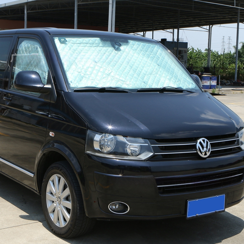 VW T5 RV vnútorná slnečná clona, hliníková fólia, 725 g, s možnosťou prispôsobenia