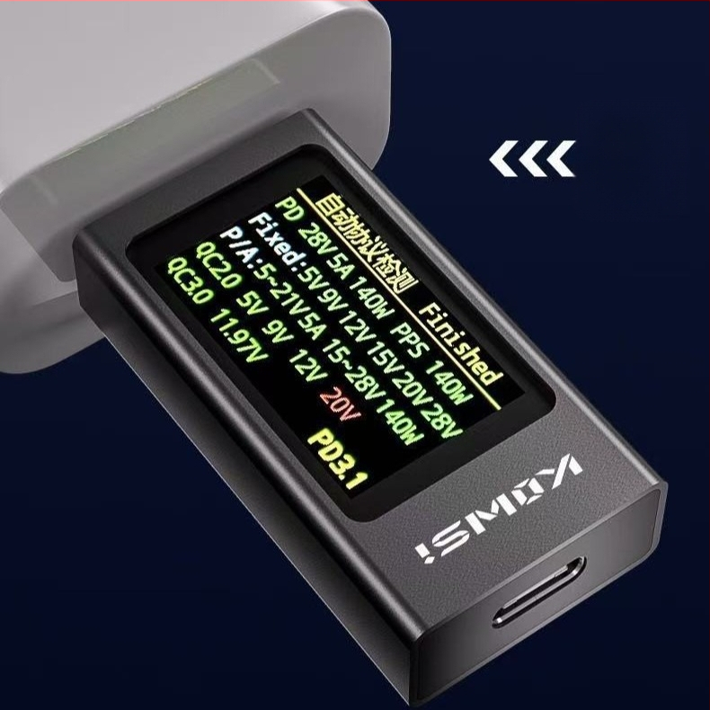 Type-C tester X1, aluminijsko kućište, mjerenje napona, struje i snage