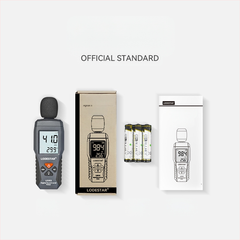 Lodestar LD353 Φορητός ψηφιακός μετρητής θορύβου - Υψηλής ακρίβειας βιομηχανικός μετρητής στάθμης ήχου