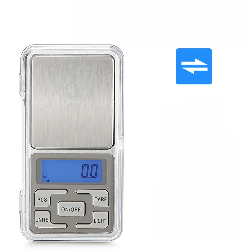 DH-668 otthoni használatra szánt elektronikus mérleg, kompakt hordozható mérleg, elektronikus mérés, 2×AAA energiaellátás, többfunkciós, mérési tartomány 500 g