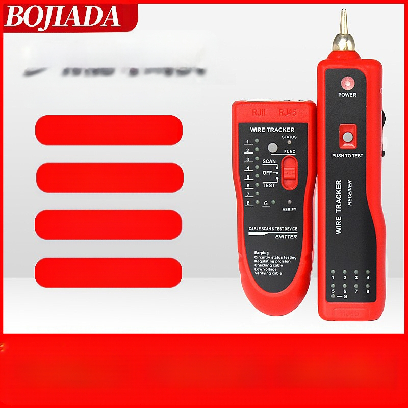 Мрежов тест инструмент за откриване на линии (Модел BJ-2106; Функция: търсене и подравняване на линии; Тегло: 350 г; Гаранция: 1 година)