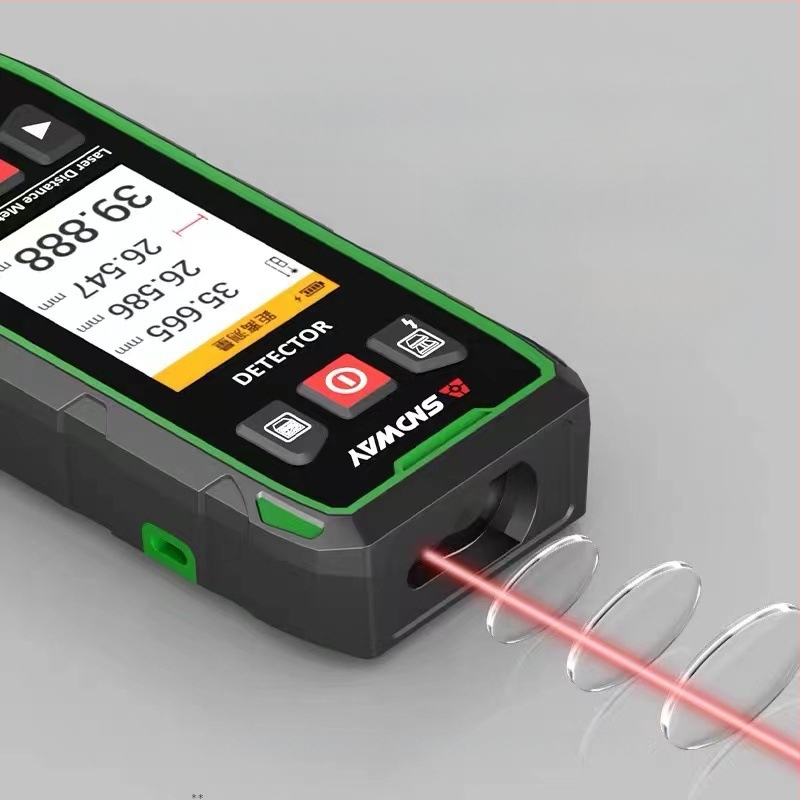 Deep Dawei стенен детектор за арматура, метал и скрити кабели в бетон, с лазерен измервател на разстоянието; тегло 500 g