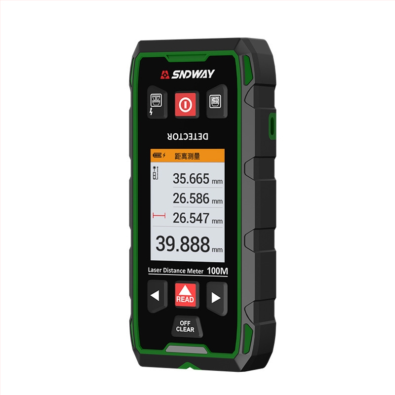 Deep Dawei стенен детектор за арматура, метал и скрити кабели в бетон, с лазерен измервател на разстоянието; тегло 500 g