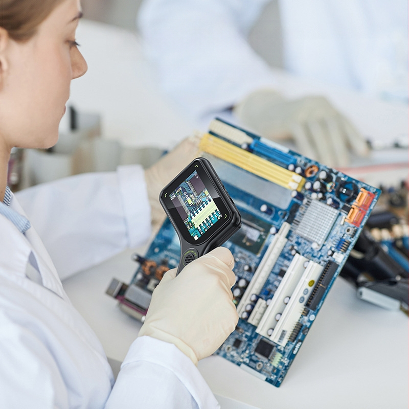 Rankinis skaitmeninis mikroskopas su HD didinimu elektronikos remontui