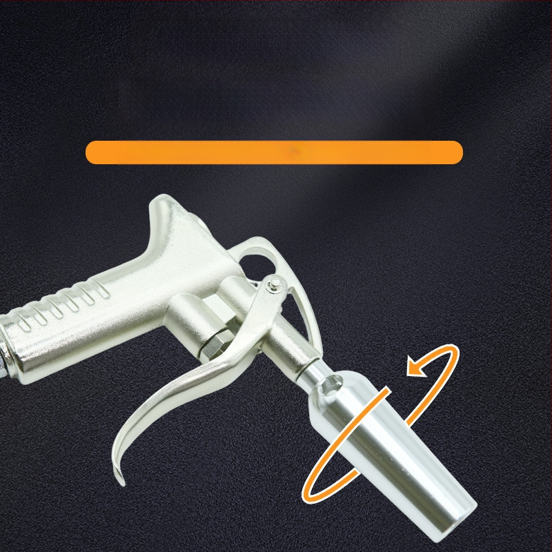 Пистолет за духане на прах, високо налягане, къс накрайник, пневматичен, голям поток