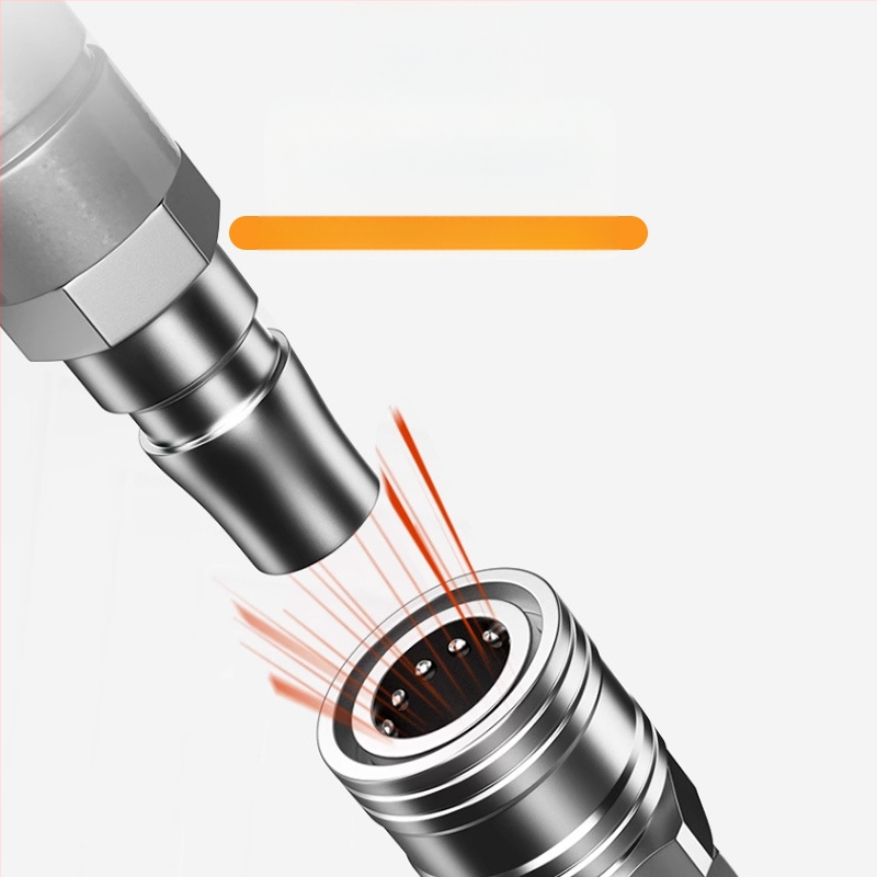 Пистолет за духане на прах, високо налягане, къс накрайник, пневматичен, голям поток