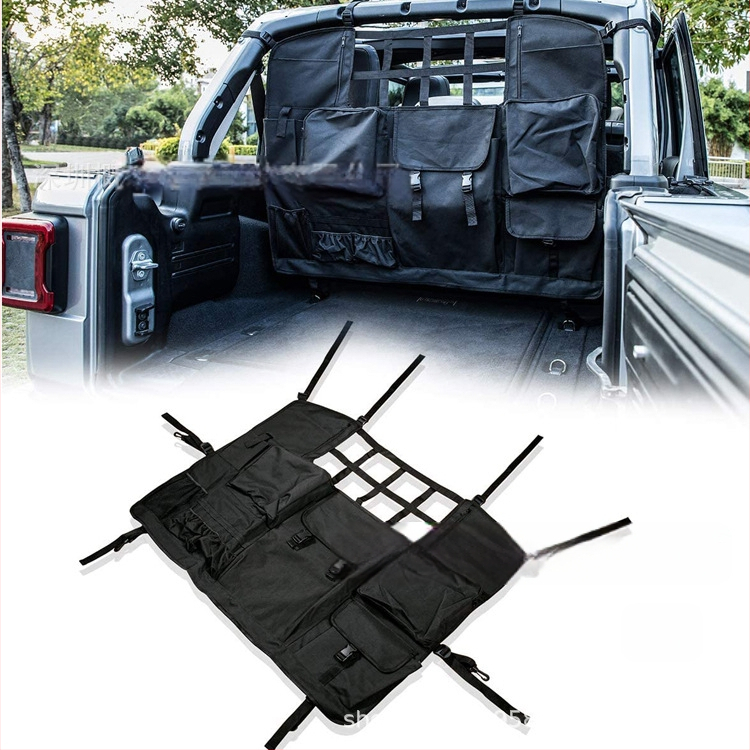 Мрежеста чанта за багаж към задната седалка за Jeep Wrangler JK/JL (2007–2021) — 4 врати, персонализиране