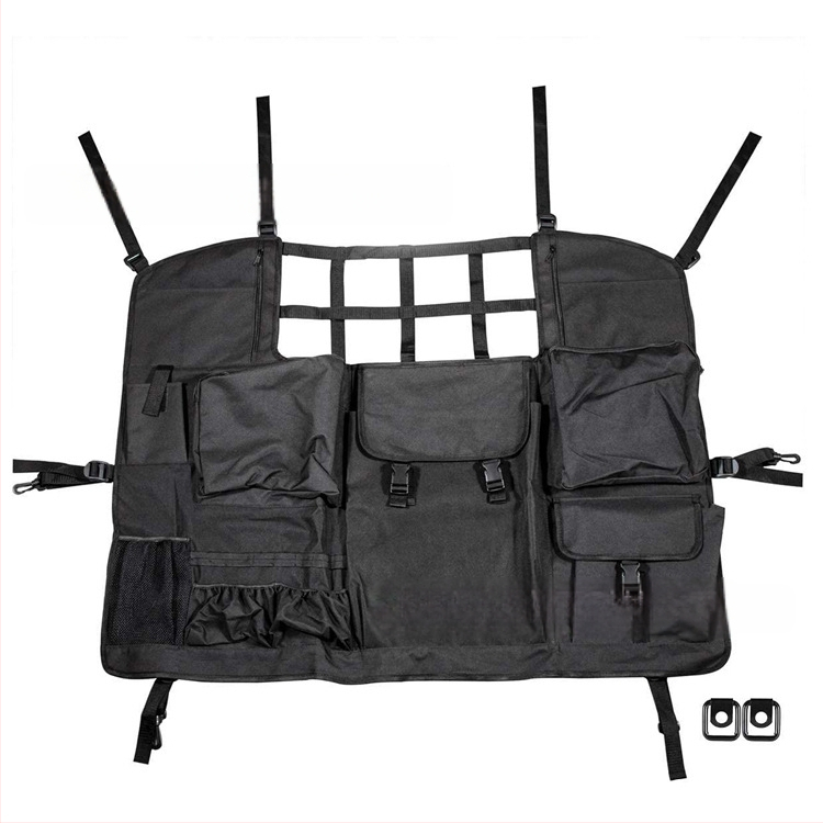 Мрежеста чанта за багаж към задната седалка за Jeep Wrangler JK/JL (2007–2021) — 4 врати, персонализиране