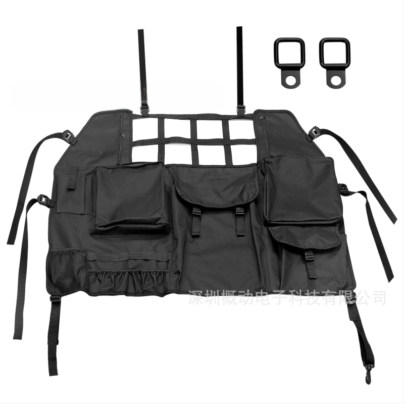 Мрежеста чанта за багаж към задната седалка за Jeep Wrangler JK/JL (2007–2021) — 4 врати, персонализиране