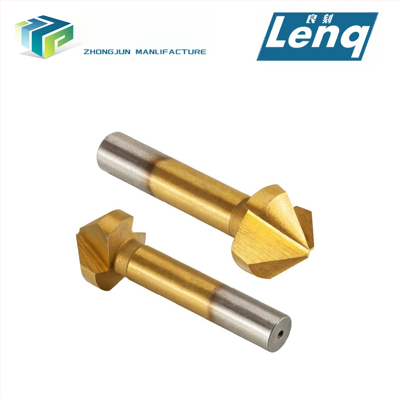 Чамфъринг нож с три леза от неръждаема стомана за 90° ъгъл, довършване и разширяване на отвори