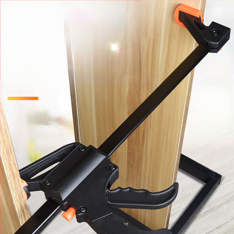 F-образна дърводелска щипка за дърво, здрава и издръжлива, неограничен захват, студено валцована стомана