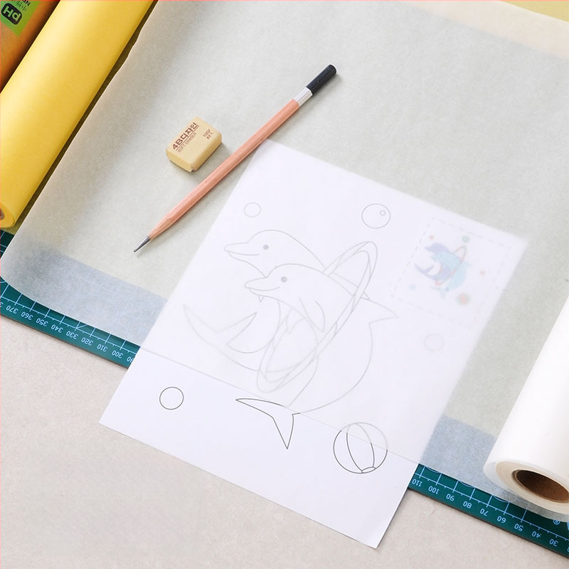 Хартия за чертане за архитектурен дизайн, трасе-хартия със серна киселина, ръчно чертане