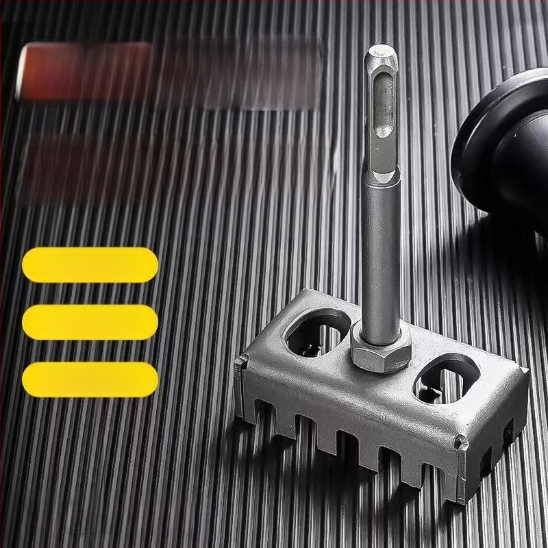 Инструмент за пробиване на квадратни дупки за електрически кутии — прорезач за канали и дупки в кабелни кутии, инструмент с квадратна дръжка