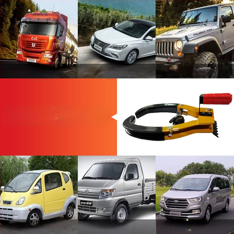 Automobilio padangos užraktuvė su rankena – Tire lock modelis, Plum Blossom cilindras, pritaikomas, tinkamas automobilių padangoms