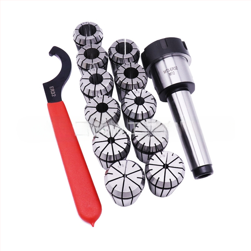 MT2 MT3 Морз фрезни държачи комплект ER32 цанков патрон, висок прецизитет