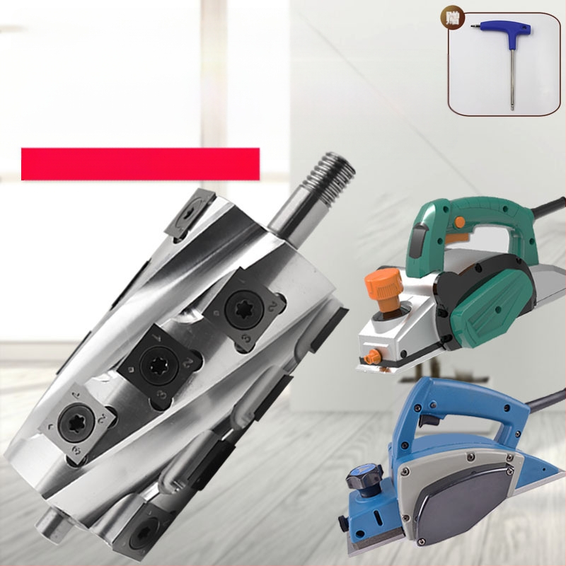 Електрически дървообработващ планер със сменяем спирален нож, профилиране и четиристранно оформяне (Xin Yangcheng; дървообработващи машини; молибденова стомана)