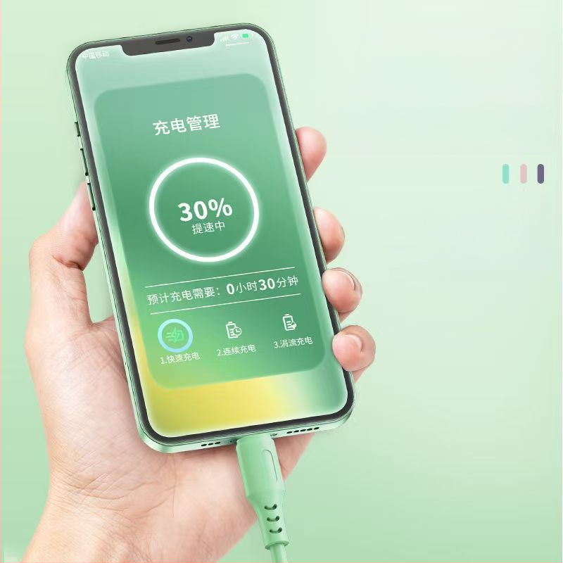 Dátový kábel 3-v-1 s rýchlym nabíjaním: Lightning, Micro USB, USB-C – výstup 3A