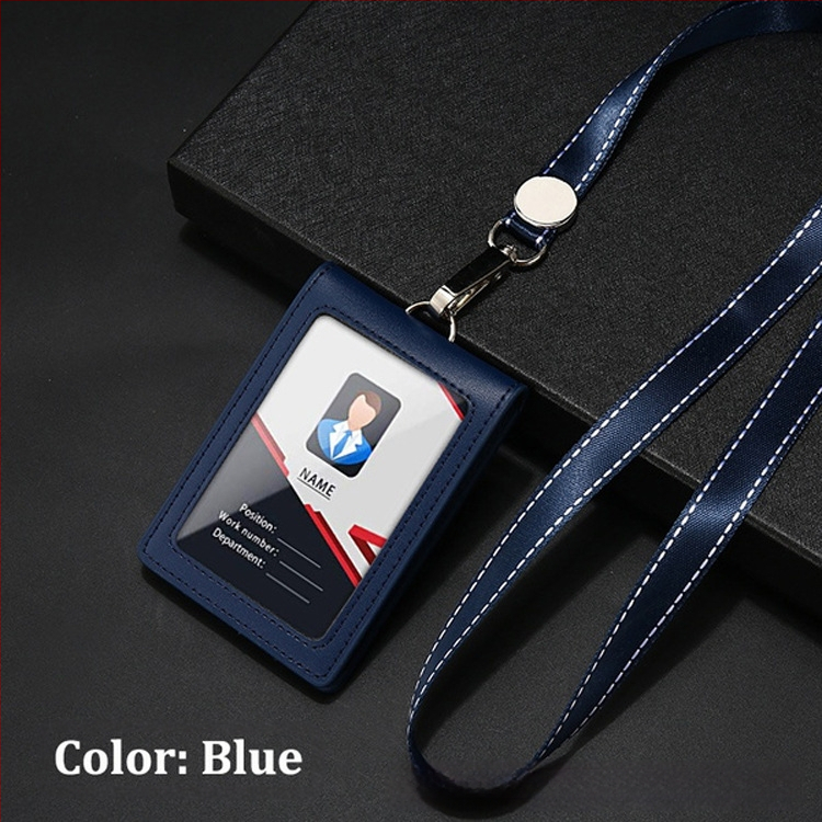 Δερμάτινη θήκη για ID με λουράκι – Inbosan Work Card Holster-1, Τύπος Κάρτας, Εκτύπωση Λογότυπου Can, Χειροποίητο, Μεταφορά Θερμότητας, Μεταξοτυπία