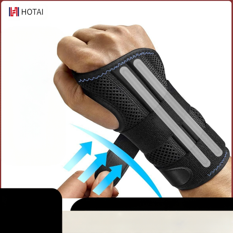 Futballhoz való csuklóvédő – csuklótámogatás stabilizáló sínnel, poliészter rostból