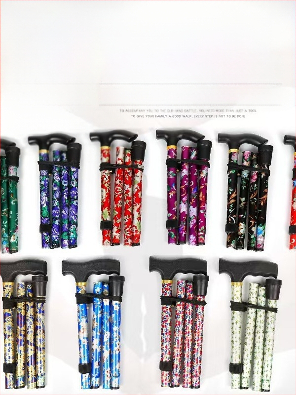 Spausdinta sulankstoma žygio lazda – aliuminio lydinys, svoris 260 g, modelis: spausdinta sulankstoma žygio lazda