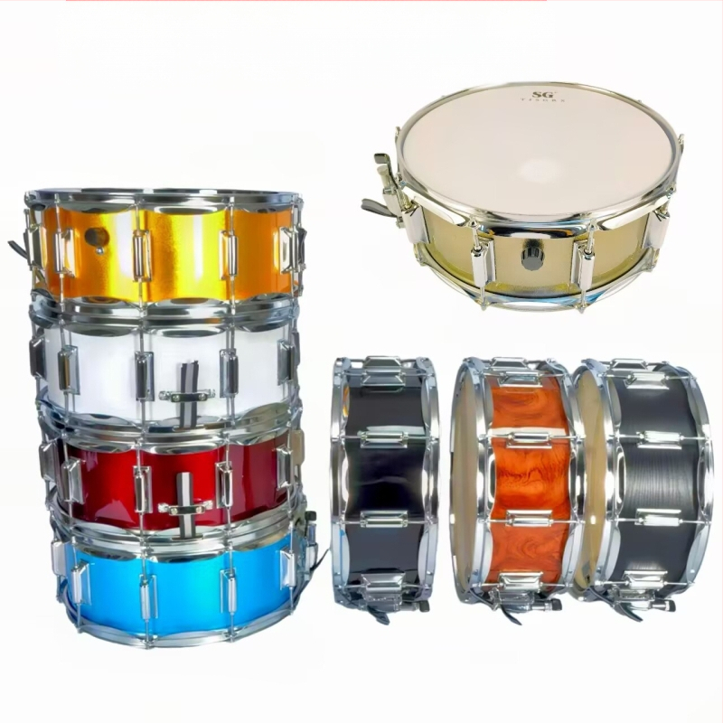 Snare dob SG-SJG, homokszórt fej, menet dob, Sgtjsgrx márka