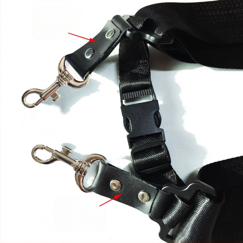 Ζώνη για αφρικανικό τύμπανο, ευρύ ιμάντας ώμου, κατάλληλη για ενήλικες και παιδιά, μοντέλο PP-66, υλικό: βοδινό δέρμα