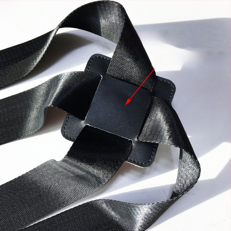 Ζώνη για αφρικανικό τύμπανο, ευρύ ιμάντας ώμου, κατάλληλη για ενήλικες και παιδιά, μοντέλο PP-66, υλικό: βοδινό δέρμα