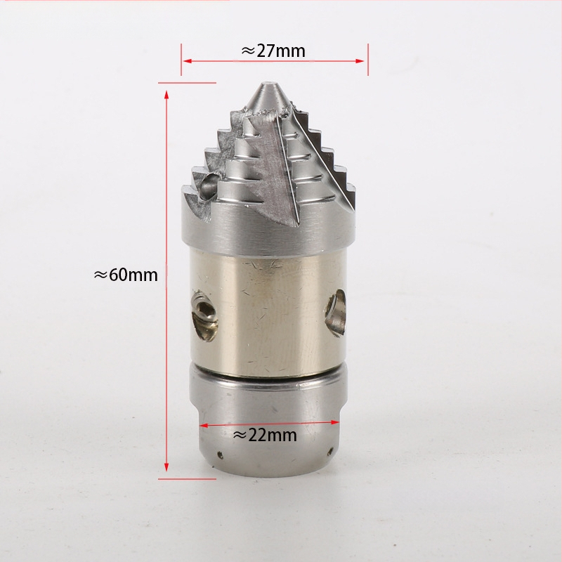 Augsta spiediena kanalizācijas tīrīšanas iekārta, galva no sakausējuma, rokturis no sakausējuma, izsmidzināšanas attālums 10, svars 156