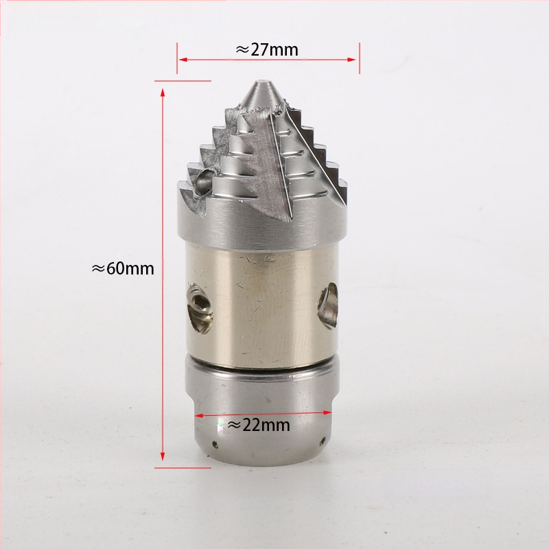 Augsta spiediena kanalizācijas tīrīšanas iekārta, galva no sakausējuma, rokturis no sakausējuma, izsmidzināšanas attālums 10, svars 156