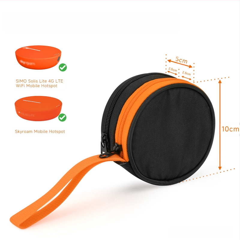 Solis Lite hordozható WiFi eszköz tároló táska – nylon tok (Modell: 404-E002-050038; Típus: Tároló táska; Anyag: Nylon; Kompatibilis: Solis Lite hordozható WiFi)