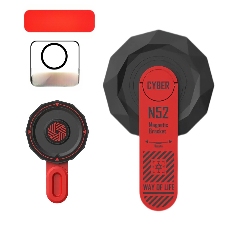 Magnetinis mobiliojo telefono laikiklis – 360° sukimas, sulankstomos stalinis dizainas, aliuminio lydinys