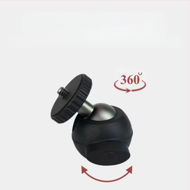 Τρίποδο γραφείου – μικρό για PTZ κάμερα και κινητό, σφαιρικό pan-tilt, υλικά: ABS αλουμινίου κράμα, φόρτιση έως 2 kg, βάρος 65 g, μοντέλο F01