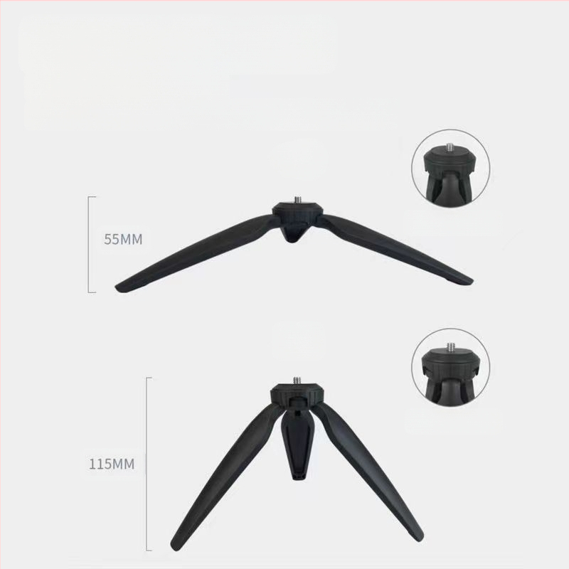 Τρίποδο γραφείου – μικρό για PTZ κάμερα και κινητό, σφαιρικό pan-tilt, υλικά: ABS αλουμινίου κράμα, φόρτιση έως 2 kg, βάρος 65 g, μοντέλο F01