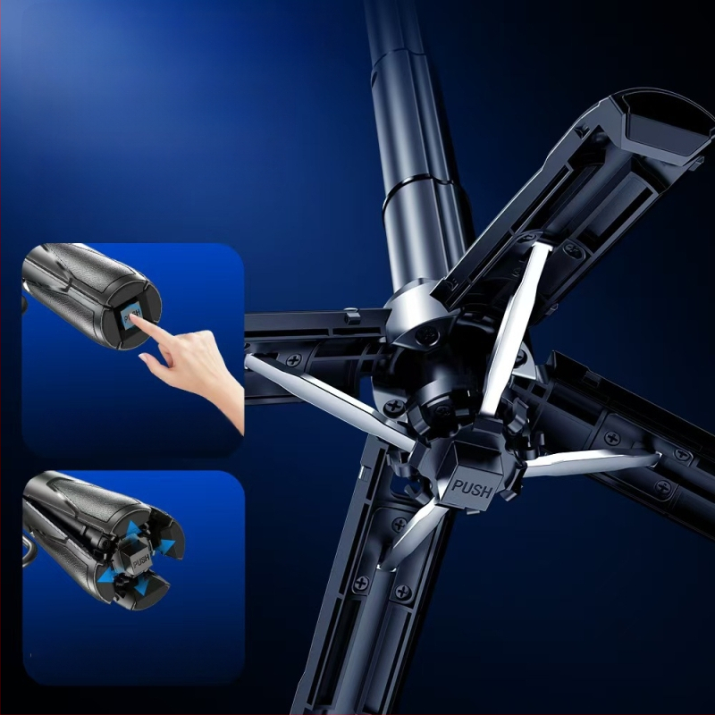 P15 Mini стойка за селфи с ключодържател, преносима алуминиева конструкция, Bluetooth дистанционно, анти-трептене, персонализирана лицензирана частна марка