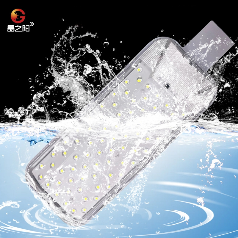 Saulės energijos lauko išlenkta gatvės šviestuvas, A10 modelis, 74 LED, 1000 lm, 6500K, IP66