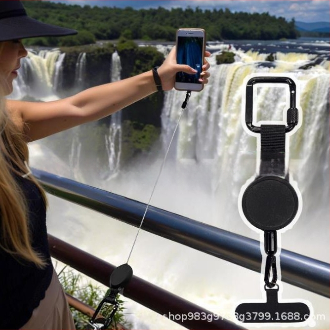 Αναδιπλούμενο αντικλοπικό στήριγμα κινητού, ημι-χειροκίνητη και ημι-μηχανική κατασκευή, τεχνητό υλικό, μοντέρνος μινιμαλισμός