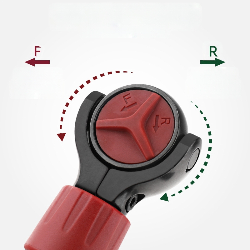 Hi-Spec регулируем тресчотен ключ с телескопична глава, 3/8 инча квадратна глава, хром ванадий стомана, черно покритие, Imperial формат, индустриален клас