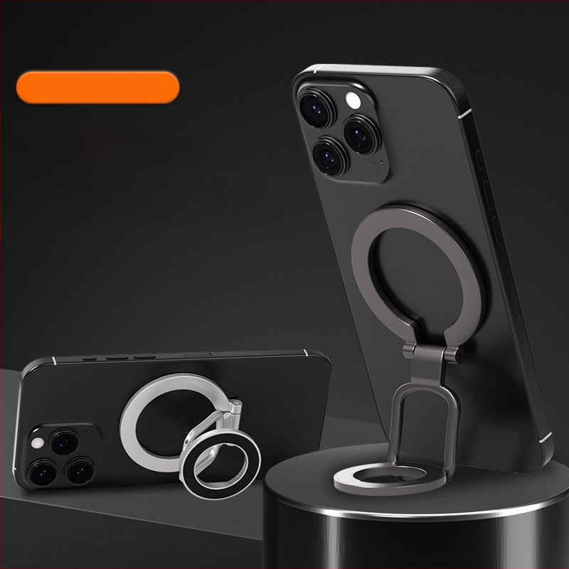 MagSafe mobilo telefona turētājs - galda statīvs ar 360° pagriezienu, metāla, kods F29