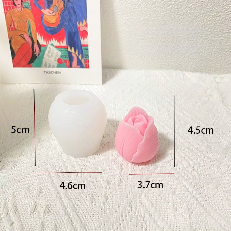 Tulpių žiedo silikoninė forma – netaisyklingos formos, kepimui, muilui ir žvakių gamybai