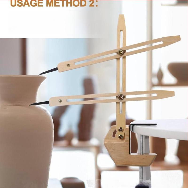 Medinis keramikos formavimo ir padėties nustatymo įrankis, darbo aukščio suvienijimui — daugiafunkcinis pjovimo ir formavimo pagalbininkas